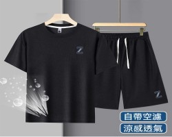 冰絲休閒兩件套