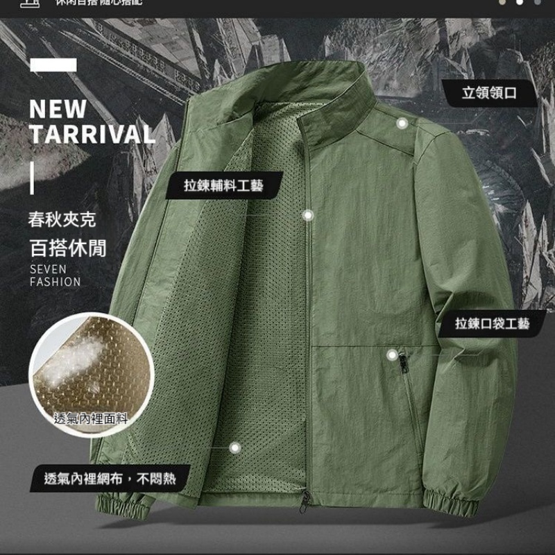 日系立領夾克